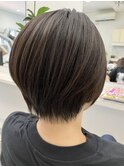 縮毛矯正×ショートボブ