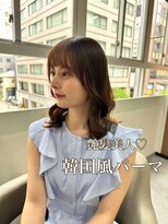 アミー 銀座(Ammy) #コテ巻き風パーマ #パーマロング#韓国風パーマ#デジタルパーマ