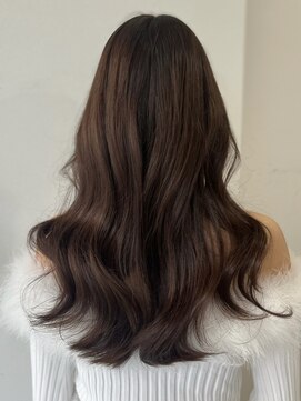 ユニ 表参道(uni) 韓国ヘアチョコグレージュこっくりレイヤーカット　表参道青山