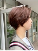 秋 マッシュショート 耳掛けもOK◎