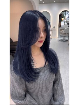 ジーナ 博多筑紫口(Zina) 【ブルーブラック】韓国レイヤースタイル♪