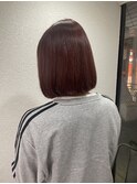 ヘルシーボブ美髪ケアブリーチピンクベージュ所沢練馬