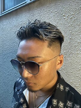 スティーロ 渋谷(Steelo) steelo フェードスタイル×ハイライトカラー