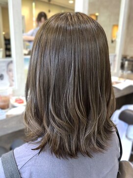 フルール(fleur) アディクシーカラー＊アッシュベージュ透明感カラー＊髪質改善