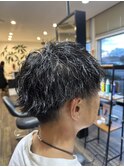 緩めツイストパーマ