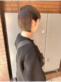 切りっぱなしボブ
