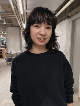 ロジ(loji) カジュアルボブ+パーマ