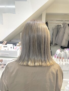 ネオリーブカフ 鶴ヶ峰店(Neolive caff) ミルキーグレージュ　ダブルカラー　ハイトーン