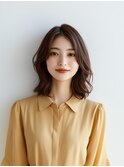ふわっとミディアム/ミディアム/髪型/イメチェン