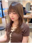 ■くびれヘア/顔周り/韓国/ボブ/レイヤーカット/前髪/カラー3