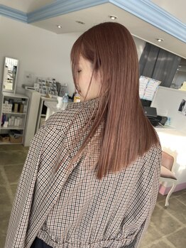 テクライズ 豊橋店(TECHRISE)の写真/【ダメージレス縮毛矯正】潤い&柔らかさが人気の秘訣☆感動の指通りで朝のお手入れも簡単に♪