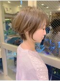 グランマッシュ/暗めカラー/ショート/ボブ/前髪/髪質改善/大宮