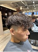 MEN’S HAIR/サーフカール/刈り上げセンターパート/渋谷