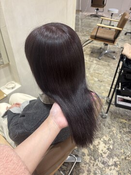 ユッカ 梅田(YUCCA) 【YUCCA】大人可愛い/セミロング/lavender greige