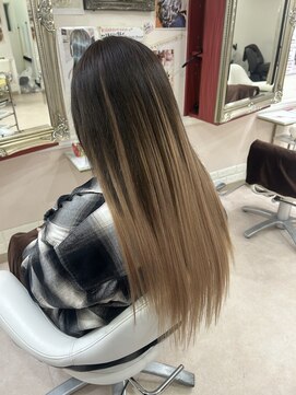 デザインヘアーピアジェ 八木店(DESIGN HAIR PIAGET) 【シールエクステ80本】¥15920