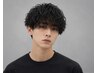 【こなれ感UP】メンズカット+立体感ニュアンスパーマ ¥11800→¥9400