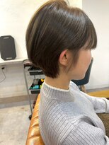 ピークス 千葉店(Peaks) ナチュラルショート/ミルクブラウン/ショートボブ/顔周り/千葉