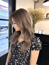 シュエット(CHOUETTE)&nbsp;ヘーゼルベージュ×極細ハイライト