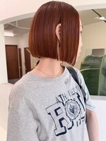 ウィットサークル(wit circle)&nbsp;ボブ　ベージュ　オレンジ　カラー