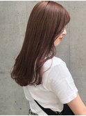 大人可愛い【20代30代40代】前髪長めロングレイヤー