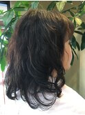 毛先までしっかりフンワリウエーブ