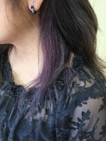 美容室 フラット(FLAT)&nbsp;ダークバイオレット インナーカラー