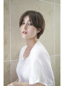 ノアパルフェ 銀座(noah parfait) 【noah parfait銀座】大人可愛い耳かけナチュラルショート♪