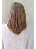 簡単に内巻きになるミディアムヘア　/ザシーバイアフロ