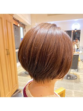 ラボヌールヘアーレーヴ 池袋店(La Bonheur hair reve) シークレットパーマでふんわりショートボブ