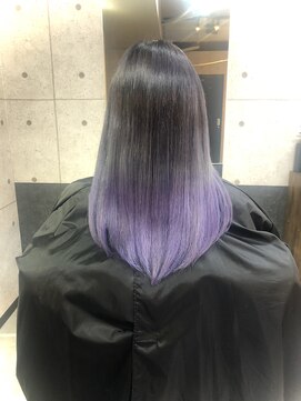 アルファベットシーガム(C gam) パープルグラデーション