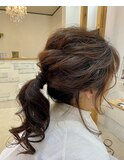 アレンジポニーテール