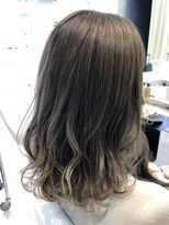 アヴァンス 深井店(AVANCE.) アッシュベージュ×ホワイトベージュハイライト