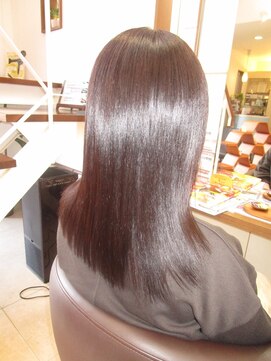 コアフィールフィス(COIFFURE fils) 《見附　今町》M3Dカラー　伸ばしかけ　ロング