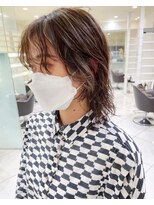 マージュ ギンザ(marju GINZA)&nbsp;ウルフパーマにハイライトで外国人風