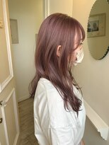 バジルプープラ(basil pupula)&nbsp;ブリーチオンカラー/ピンクカラー/ピンクベージュ