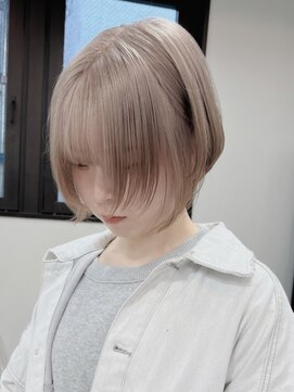 ベレーザシェルト(Beleza scelto) 3761ミルクティーアッシュ艶髪シルキーベージュハイトーンカラー