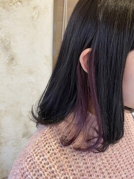 ビュー(Biew) インナーカラー ラベンダー  イヤリングカラーもOK 白髪も対応