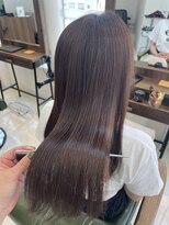 柔らかさのある髪質へ