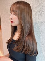 ロンド アンブル 四条烏丸(Lond ambre)&nbsp;透明感グレージュとワンカールで理想のフェミニンスタイルに