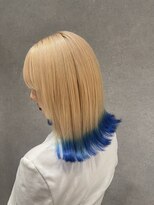 アース クロスガーデン川崎店(HAIR&MAKE EARTH) ブルーエンドカラー