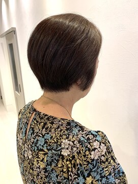 シェリアン(CHERIEN) オーガニックグレイカラー　ショートスタイル　60代編