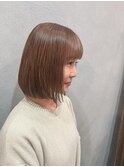 さらさら×前髪ありロブ