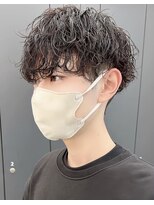 波巻きスパイラルパーマツイストパーマ１