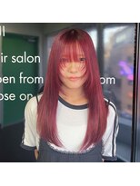 キジ(KIJI)&nbsp;★フェイスレイヤー×ガーネットレッド★