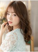 Aラインくびれヘア韓国風グラマラスロングa戸頭20代30代40代