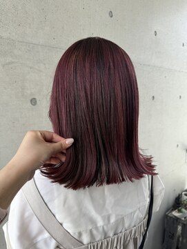 アチーブ ヘア デザイン(achieve hair design) ピンクラベンダーゆるふわニュアンスカラー艶カラー透明感