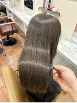 アボックス(abox) ブリーチなし オリーブベージュ