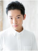 アップバングでビジネス好感度大!爽やかメンズカットX南越谷