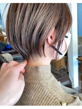美容室 フォーリア Foglia 【Foglia】丸みショート ショートボブ くびれショート