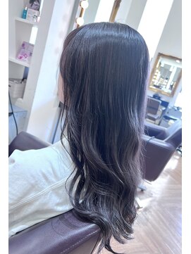 コワファースト  させぼ五番街店(COIFF1RST) ケアカラー×ラベンダーグレージュ